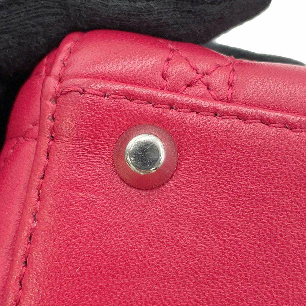 クリスチャン・ディオール ハンドバッグ レディディオール カナージュ ミニ レザー M0505PCAL 2way