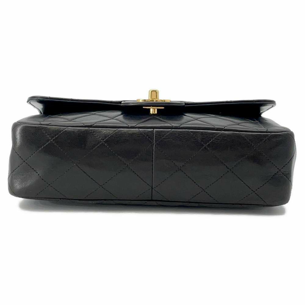 シャネル チェーンショルダーバッグ ダイアナ マトラッセ ココマーク ラムスキン A05289 CHANEL 黒