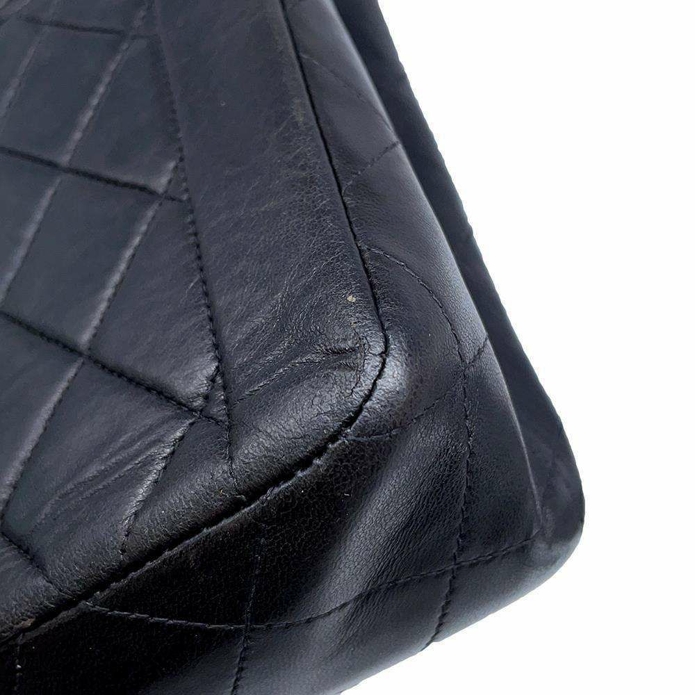 シャネル チェーンショルダーバッグ ダイアナ マトラッセ ココマーク ラムスキン A05289 CHANEL 黒
