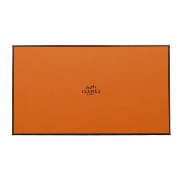 エルメス 長財布 アザップロング シルクイン ゴールド/シルバー金具 エプソン U刻印 財布