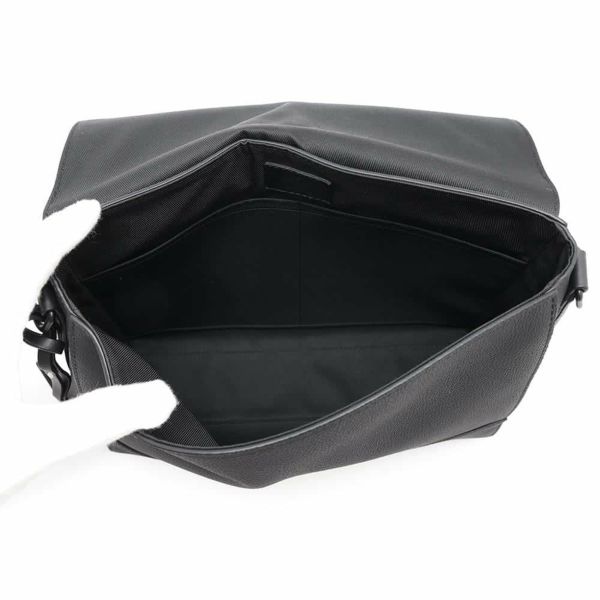 ルイヴィトン ショルダーバッグ テイクオフ・メッセンジャー グレインレザー M57080 LOUIS VUITTON ブラック 黒