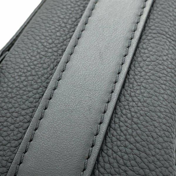 ルイヴィトン ショルダーバッグ テイクオフ・メッセンジャー グレインレザー M57080 LOUIS VUITTON ブラック 黒