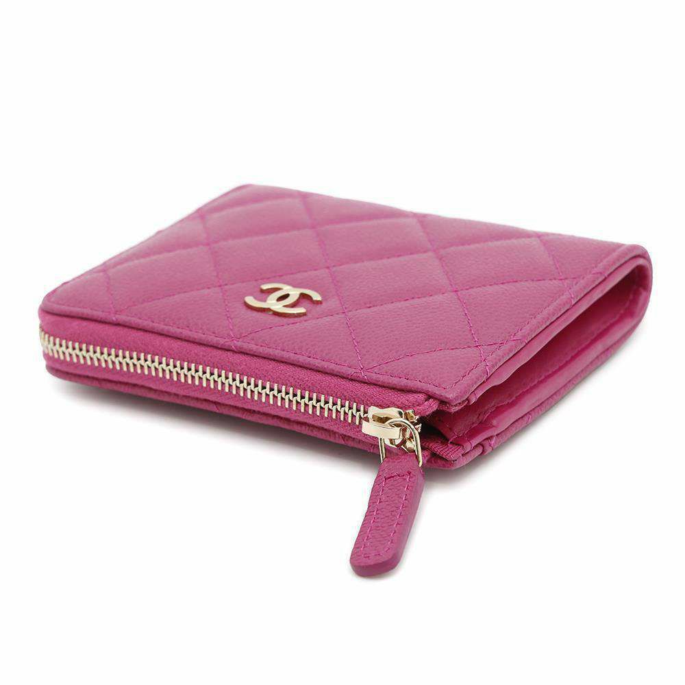 シャネル コインケース マトラッセ ココマーク キャビアスキン AP3999 CHANEL 財布 カードケース L字ファスナー