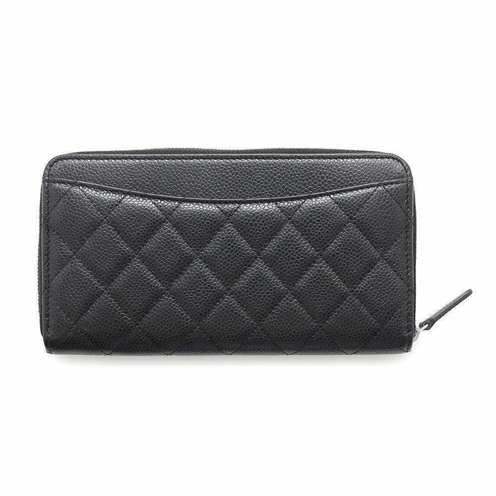 シャネル 長財布 クラシック ロング ジップ ウォレット ココマーク ●素材● キルティング AP0242 CHANEL マトラッセ