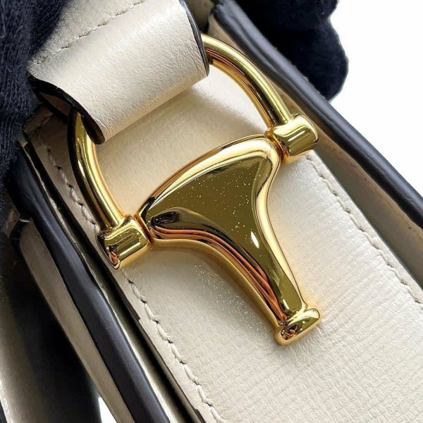 グッチ ショルダーバッグ 1955 ホースビット GGスプリーム 602204 GUCCI バッグ 白