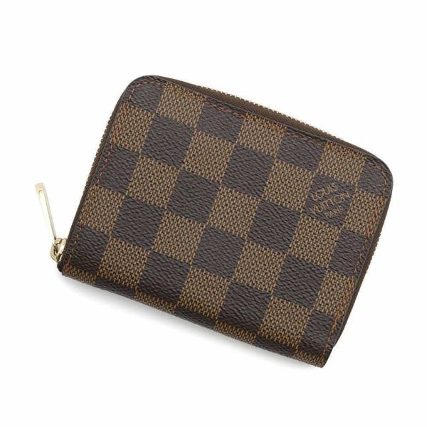 ルイヴィトン コインケース ダミエ・エベヌ ジッピー・コインパース M63070 LOUIS VUITTON 財布