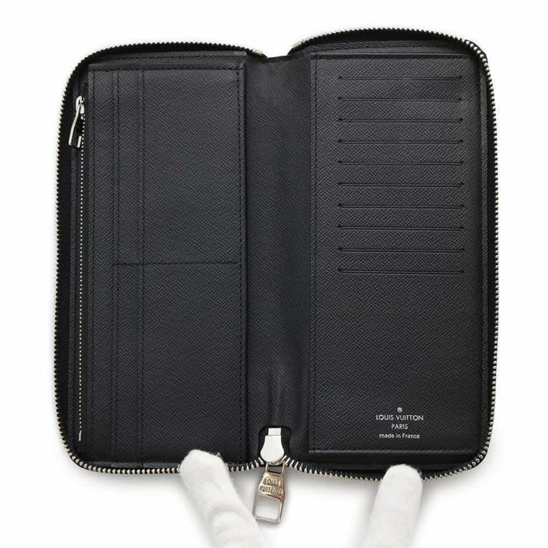 ルイヴィトン 長財布 ダミエ・グラフィット ジッピーウォレット・ヴェルティカル N63095 LOUIS VUITTON ブラック 黒