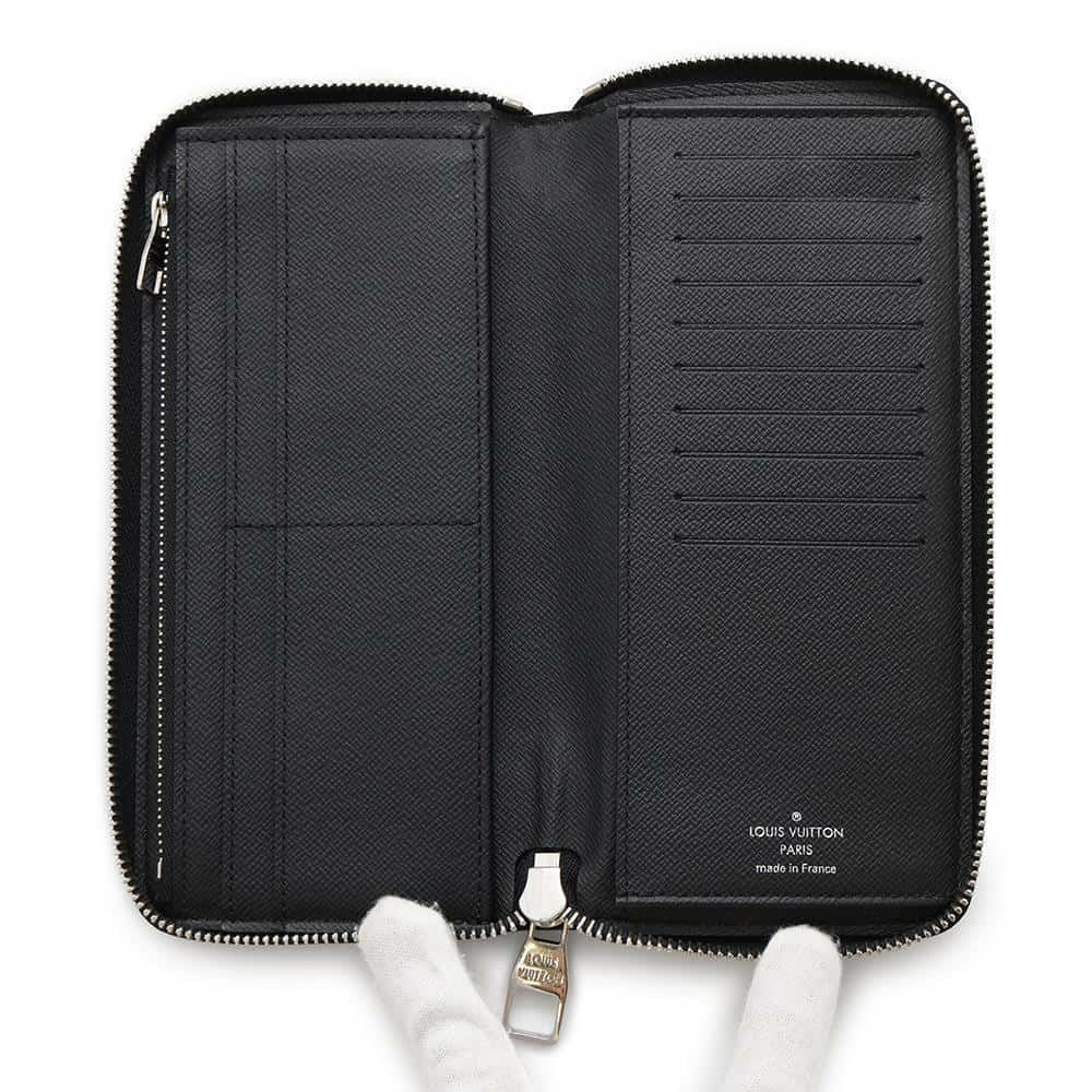 ルイヴィトン 長財布 ダミエ・グラフィット ジッピーウォレット・ヴェルティカル N63095 LOUIS VUITTON ブラック 黒