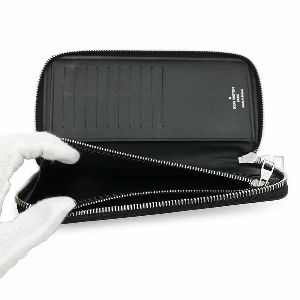 ルイヴィトン 長財布 ダミエ・グラフィット ジッピーウォレット・ヴェルティカル N63095 LOUIS VUITTON ブラック 黒