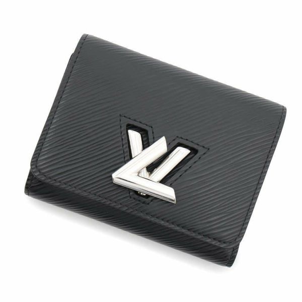 ルイヴィトン 三つ折財布 エピ ポルトフォイユ・ツイスト コンパクト M64414 LOUIS VUITTON  財布 ブラック 黒
