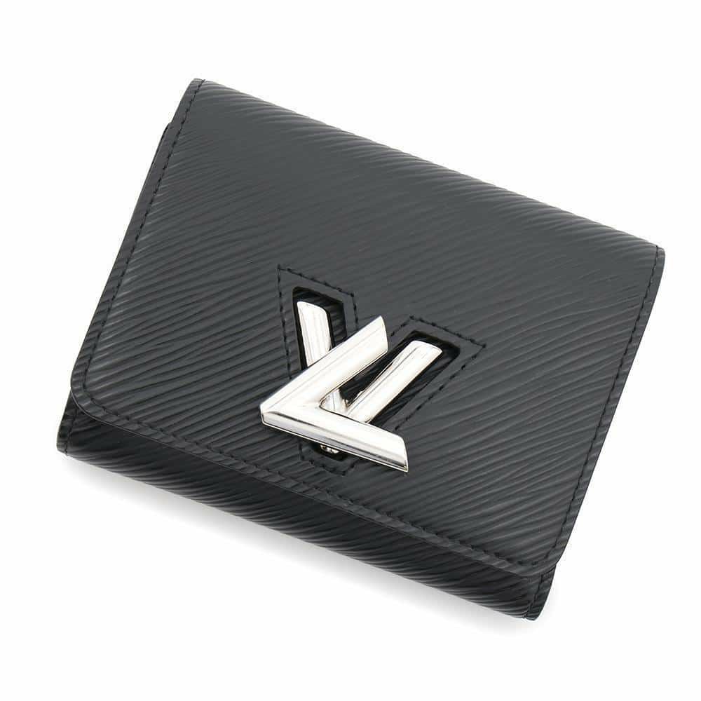 ルイヴィトン 三つ折財布 エピ ポルトフォイユ・ツイスト コンパクト M64414 LOUIS VUITTON  財布 ブラック 黒