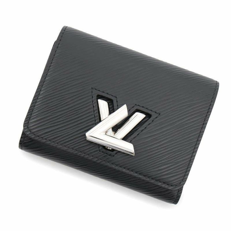 ルイヴィトン 三つ折財布 エピ ポルトフォイユ・ツイスト コンパクト M64414 LOUIS VUITTON  財布 ブラック 黒
