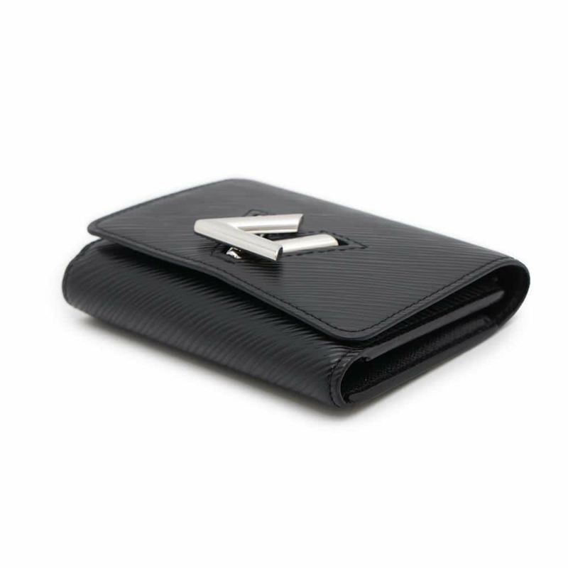 ルイヴィトン 三つ折財布 エピ ポルトフォイユ・ツイスト コンパクト M64414 LOUIS VUITTON  財布 ブラック 黒