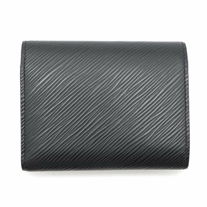 ルイヴィトン 三つ折財布 エピ ポルトフォイユ・ツイスト コンパクト M64414 LOUIS VUITTON  財布 ブラック 黒