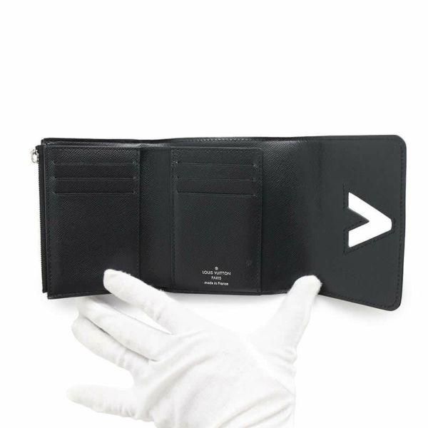 ルイヴィトン 三つ折財布 エピ ポルトフォイユ・ツイスト コンパクト M64414 LOUIS VUITTON  財布 ブラック 黒