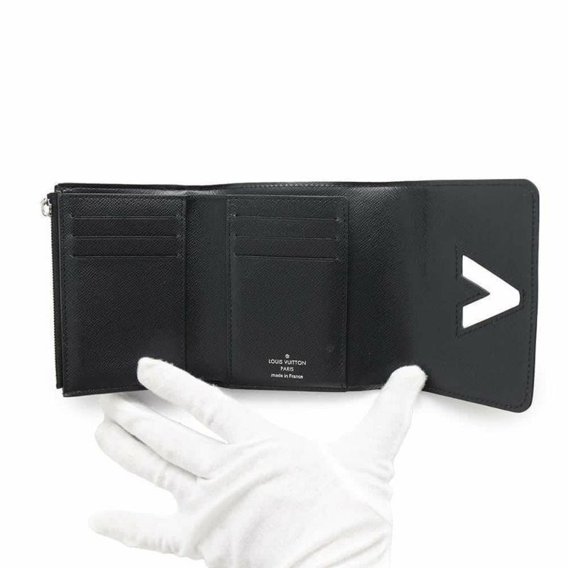 ルイヴィトン 三つ折財布 エピ ポルトフォイユ・ツイスト コンパクト M64414 LOUIS VUITTON  財布 ブラック 黒