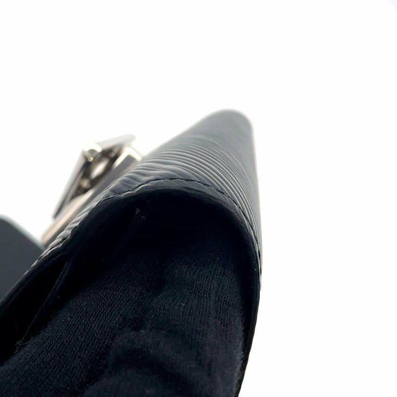 ルイヴィトン 三つ折財布 エピ ポルトフォイユ・ツイスト コンパクト M64414 LOUIS VUITTON  財布 ブラック 黒