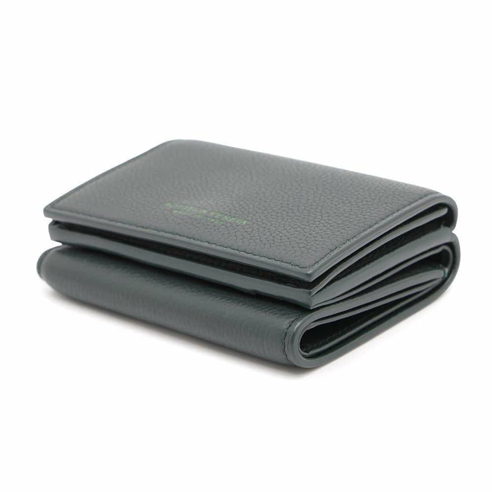 ボッテガヴェネタ 三つ折り財布 ロゴ レザー BOTTEGA VENETA 財布 コンパクトウォレット