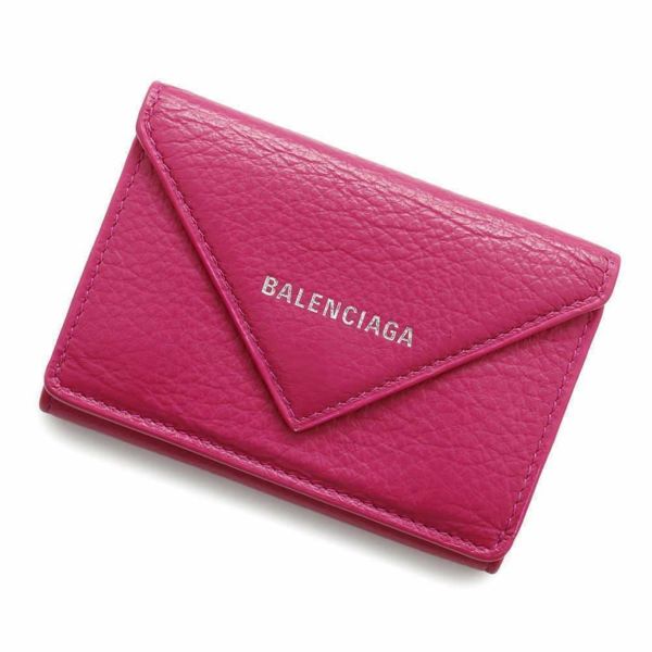 バレンシアガ 三つ折り財布 ペーパーミニウォレット 391446 BALENCIAGA 財布 折りたたみ コンパクトウォレット