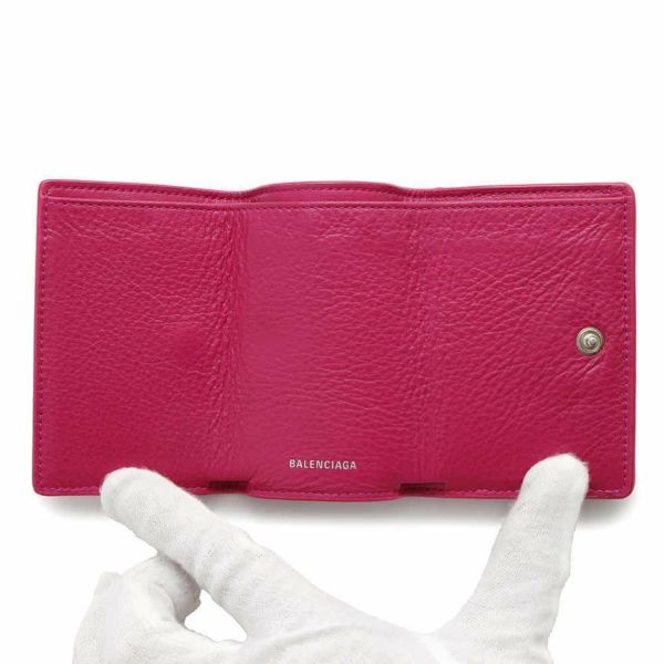 バレンシアガ 三つ折り財布 ペーパーミニウォレット 391446 BALENCIAGA 財布 折りたたみ コンパクトウォレット