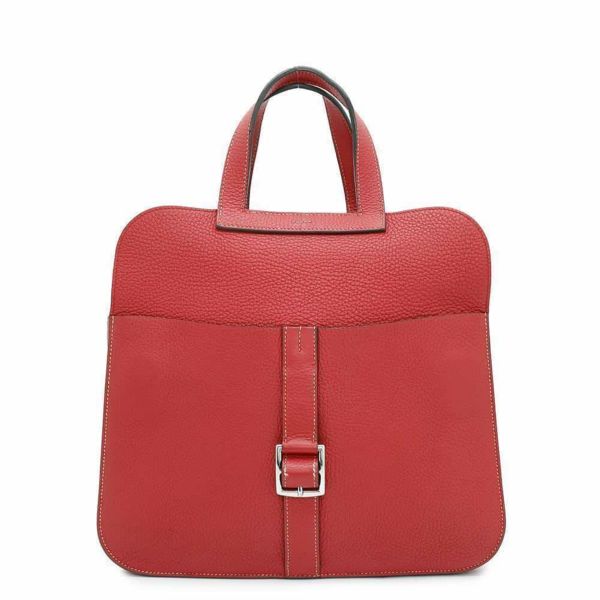 エルメス ハンドバッグ アルザン31 ルージュカザック/シルバー金具 トリヨンクレマンス C刻印 2way