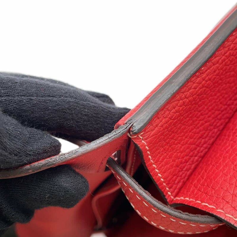 エルメス ハンドバッグ アルザン31 ルージュカザック/シルバー金具 トリヨンクレマンス C刻印 2way