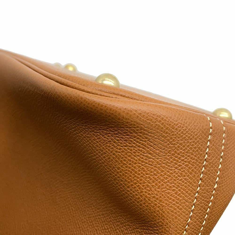 エルメス ハンドバッグ ボリード35 ゴールド/ゴールド金具 クシュベル □E刻印 2wayショルダー