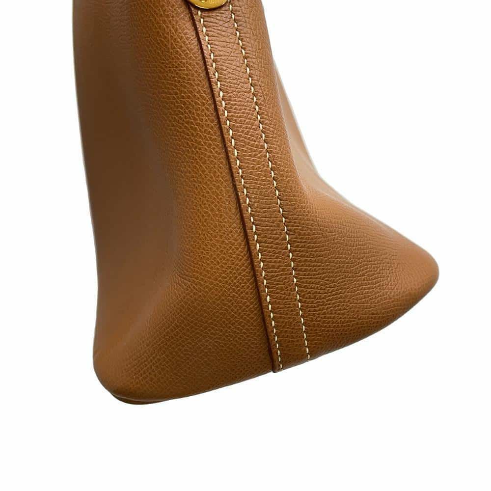 エルメス ハンドバッグ ボリード35 ゴールド/ゴールド金具 クシュベル □E刻印 2wayショルダー