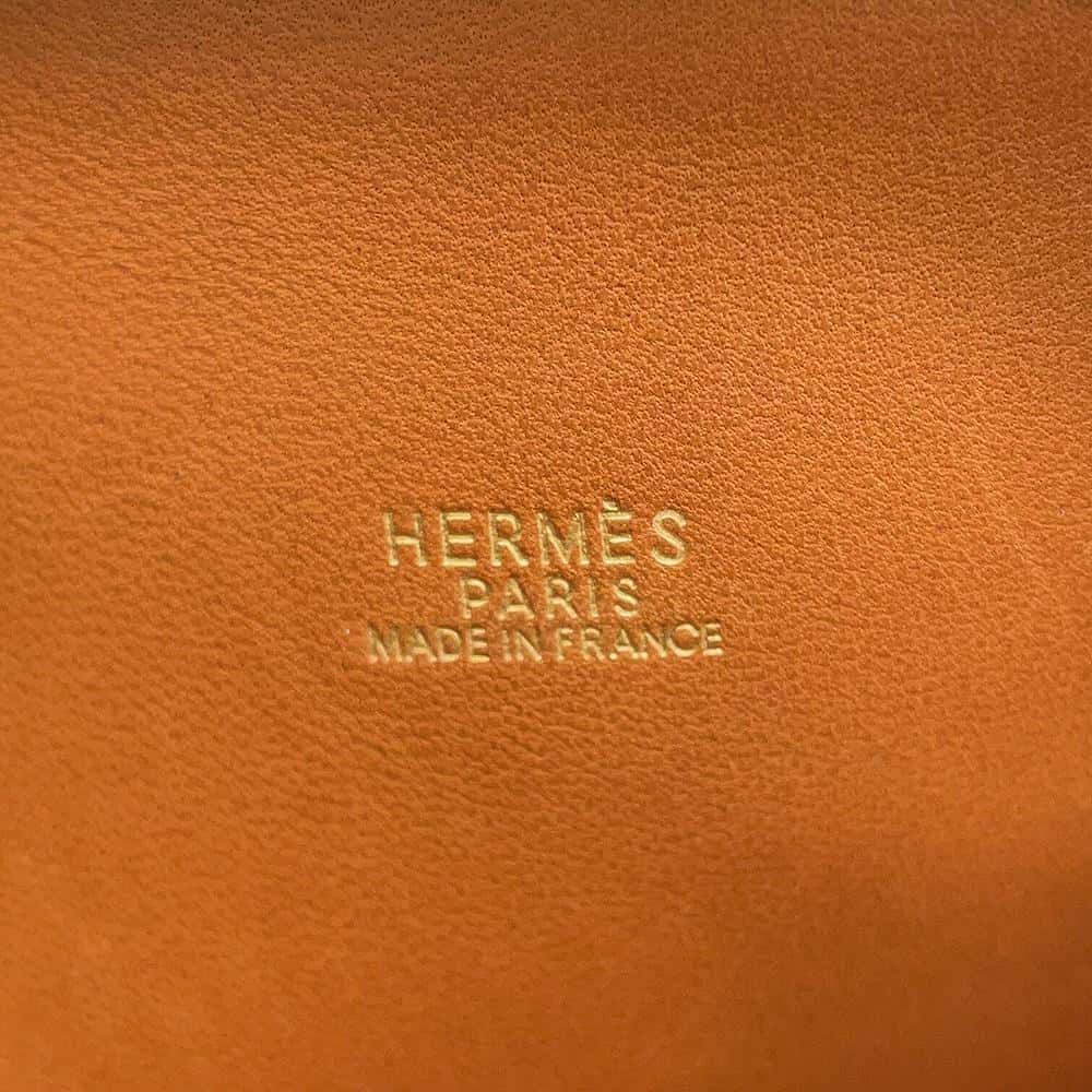 エルメス ハンドバッグ ボリード35 ゴールド/ゴールド金具 クシュベル □E刻印 2wayショルダー