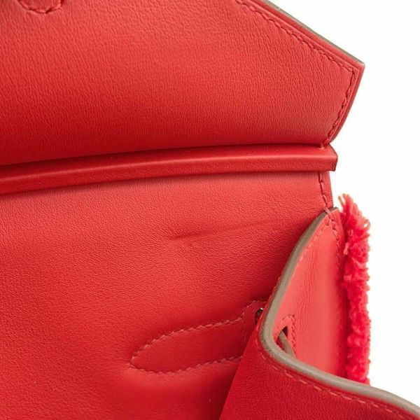 エルメス バーキン35 フレイフレイ ルージュクー/シルバー金具 スイフト/ツイルアッシュ Z刻印