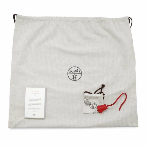 エルメス バーキン35 フレイフレイ ルージュクー/シルバー金具 スイフト/ツイルアッシュ Z刻印