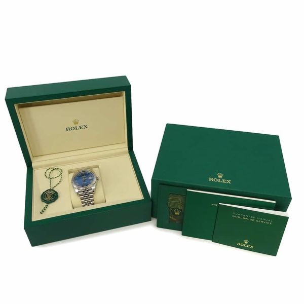 ロレックス デイトジャスト 126334 ROLEX 腕時計 アズーロブルー文字盤