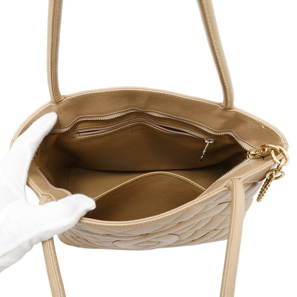 シャネル トートバッグ 復刻トート ココマーク キャビアスキン A01804 CHANEL バッグ マトラッセ キルティング