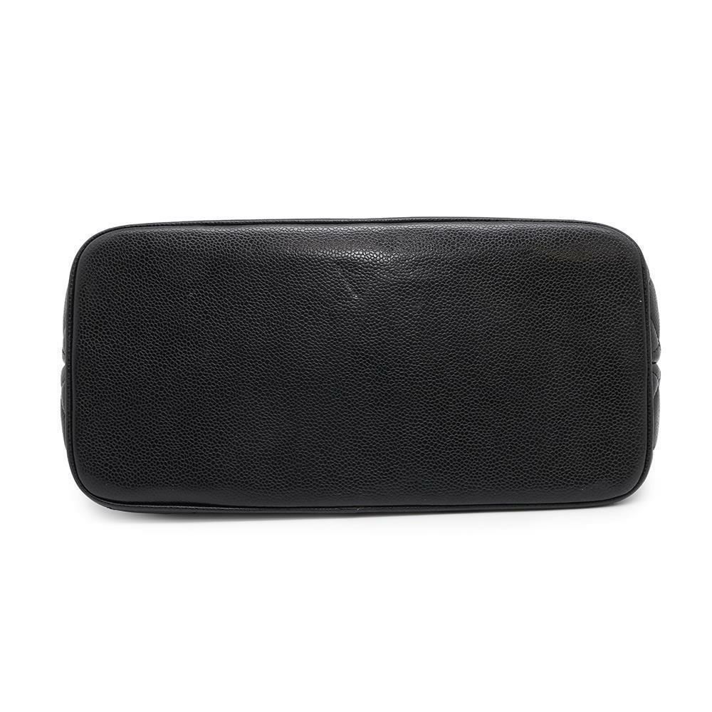 シャネル トートバッグ 復刻トート ココマーク キャビアスキン A01804 CHANEL バッグ マトラッセ キルティング 黒