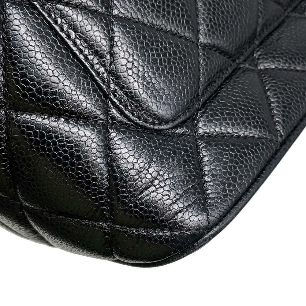 シャネル トートバッグ 復刻トート ココマーク キャビアスキン A01804 CHANEL バッグ マトラッセ キルティング 黒