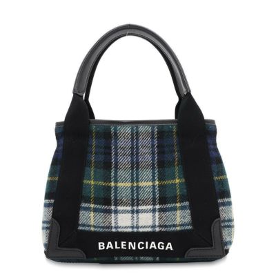 バレンシアガ ハンドバッグ ネイビーカバ XS 2wayショルダーバッグ 390346 ポーチ付 BALENCIAGA バッグ 黒 安心保証