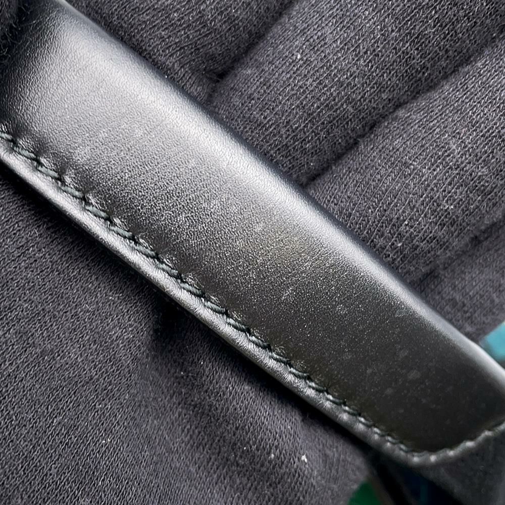 バレンシアガ ハンドバッグ ネイビーカバ XS 2wayショルダーバッグ 390346 ポーチ付 BALENCIAGA バッグ 黒