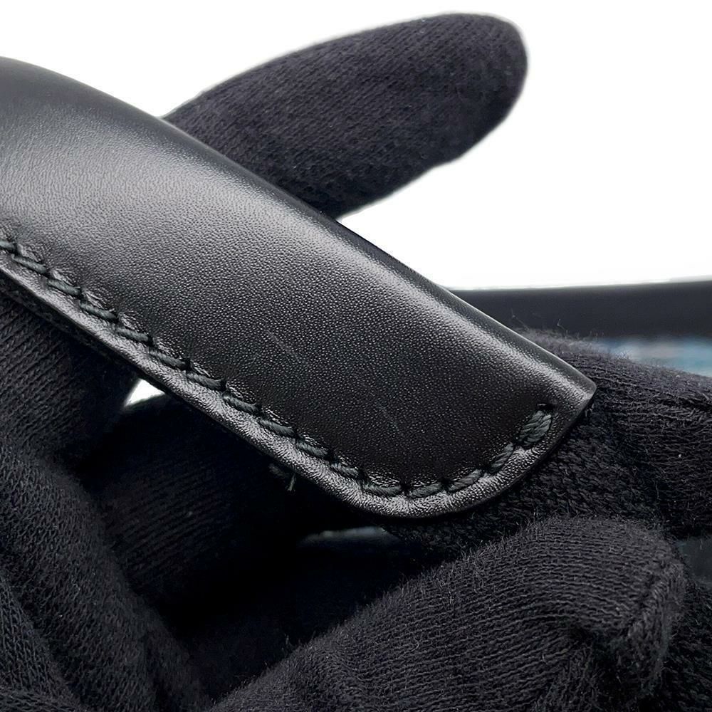 バレンシアガ ハンドバッグ ネイビーカバ XS 2wayショルダーバッグ 390346 ポーチ付 BALENCIAGA バッグ 黒