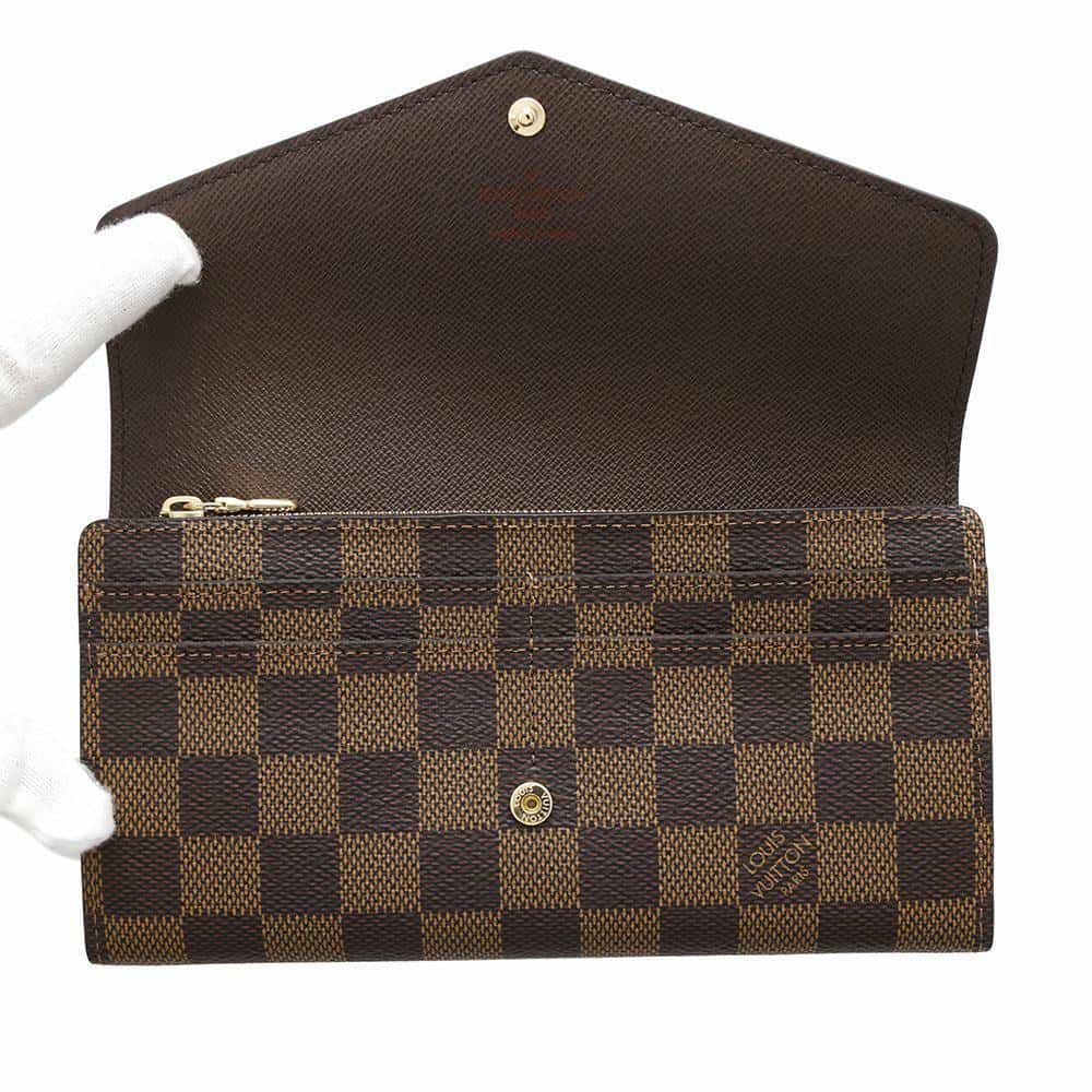 ルイヴィトン 長財布 ダミエ・エベヌ ポルトフォイユ・サラ N63209 LOUIS VUITTON ヴィトン 財布