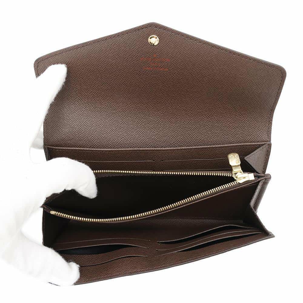 ルイヴィトン 長財布 ダミエ・エベヌ ポルトフォイユ・サラ N63209 LOUIS VUITTON ヴィトン 財布