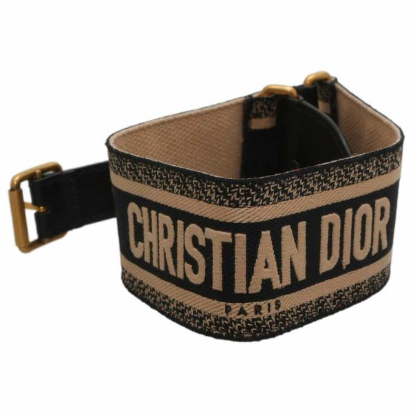 クリスチャン・ディオール ベルト ロゴ キャンバス レザー サイズ80 Christian Dior 雑貨 アパレル