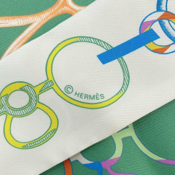 エルメス スカーフ ツイリー ド・レ・ブックル Do Re Boucles HERMES シルク 2023春夏