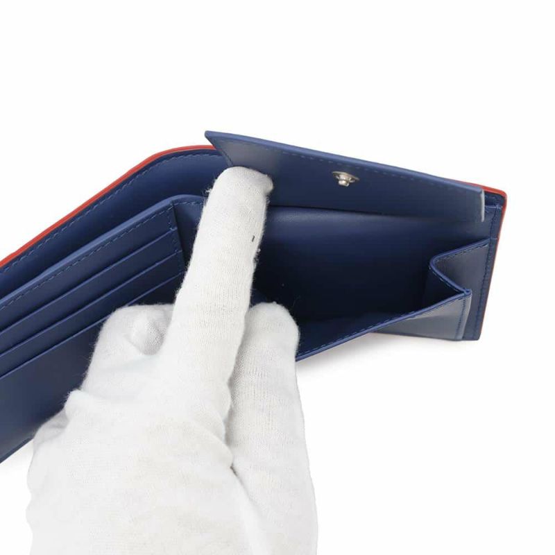 ボッテガヴェネタ 二つ折り財布 カセット レザー BOTTEGA VENETA 財布