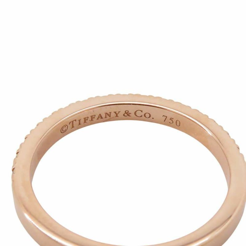 ティファニー リング ノヴォ ハーフエタニティ ダイヤ リング K18PGピンクゴールド リングサイズ約8号 Tiffany&Co. ジュエリー