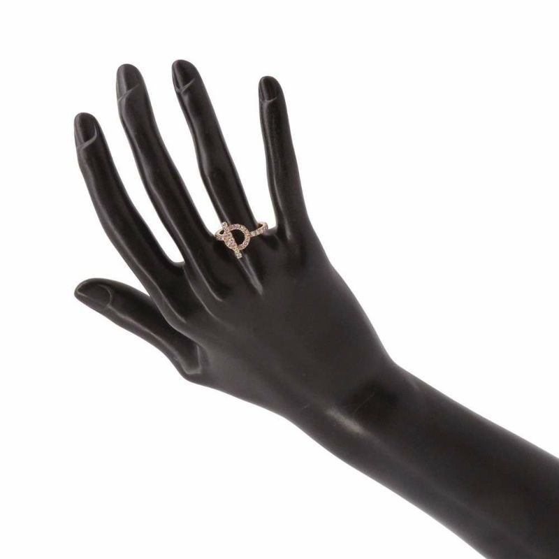 エルメス リング フィネス ダイヤモンド 31P 0.83ct K18PGピンクゴールド リングサイズ53 HERMES ジュエリー