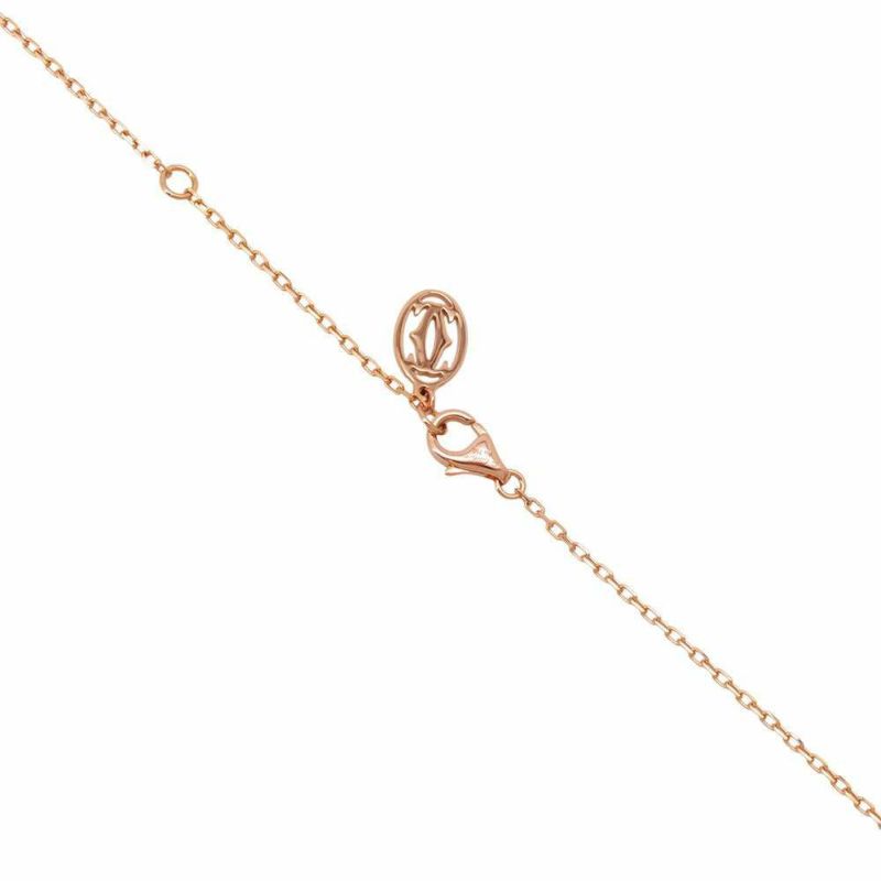 カルティエ ネックレス ダムール ネックレス ラージモデル ダイヤモンド 1P 計0.18ct K18PG Cartier ジュエリー