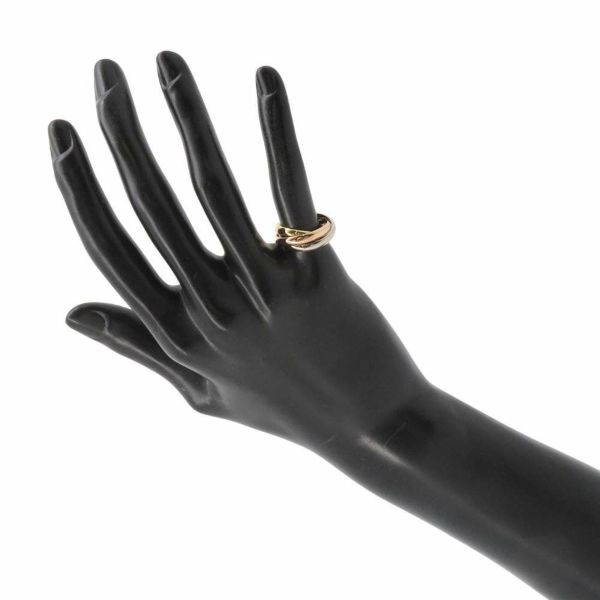 カルティエ リング トリニティ クラシックモデル K18PG/K18WG/K18YG リングサイズ47 B4234200 Cartier ジュエリー