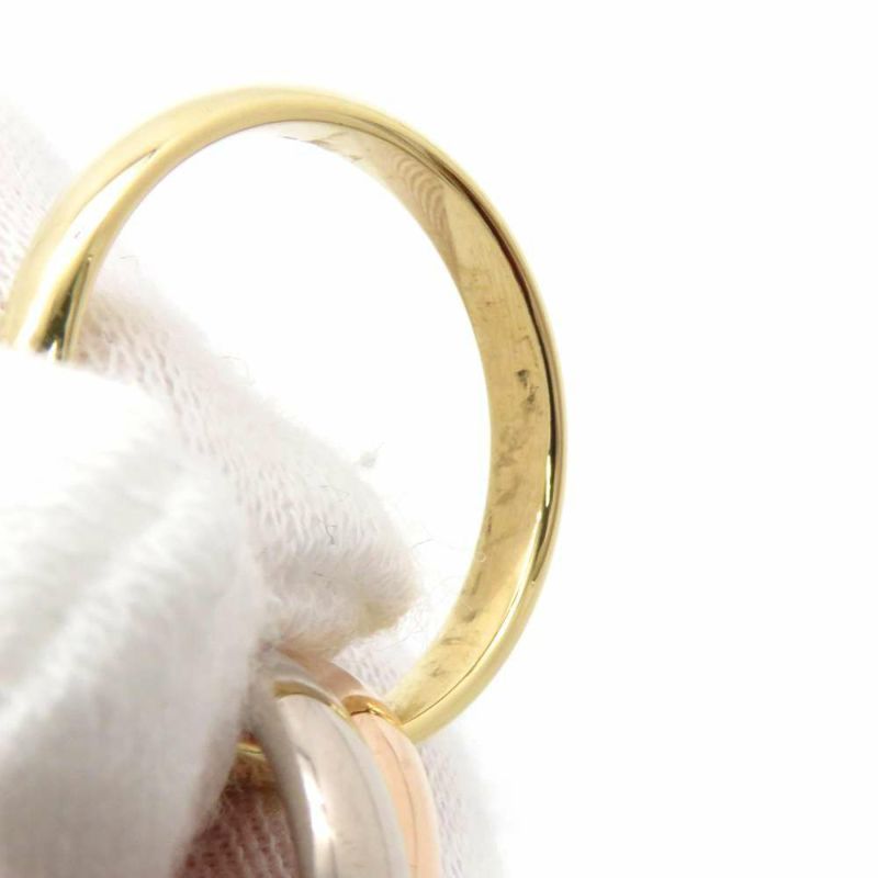 カルティエ リング トリニティ クラシックモデル K18PG/K18WG/K18YG リングサイズ47 B4234200 Cartier ジュエリー