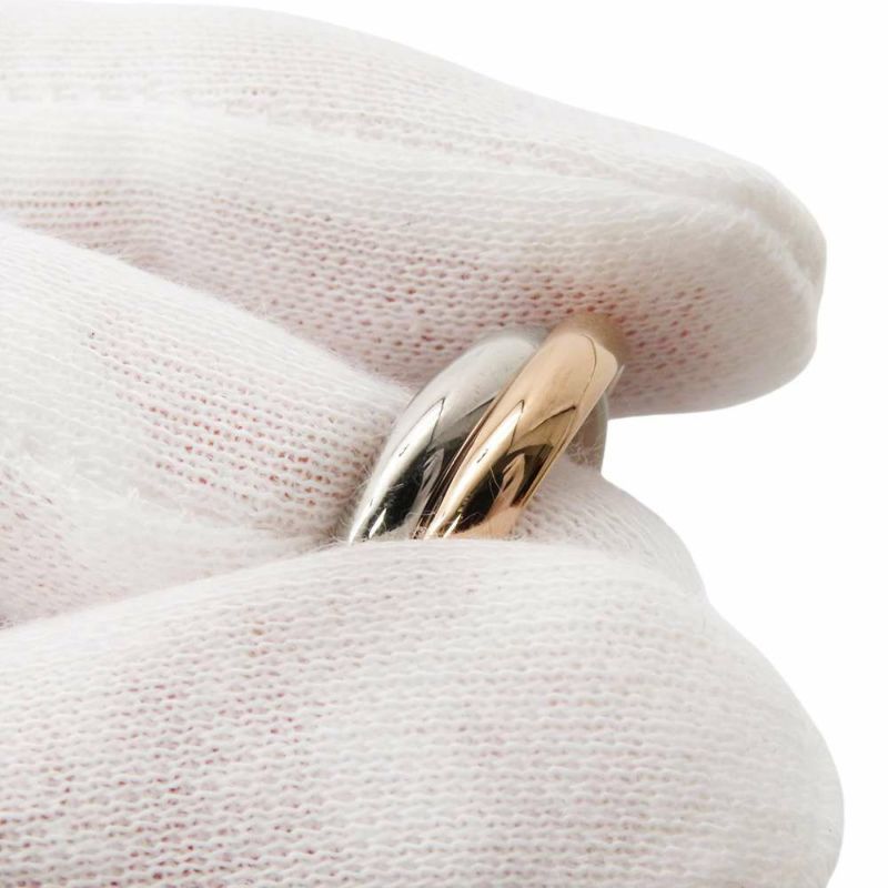 カルティエ リング トリニティ クラシックモデル K18PG/K18WG/K18YG リングサイズ47 B4234200 Cartier ジュエリー