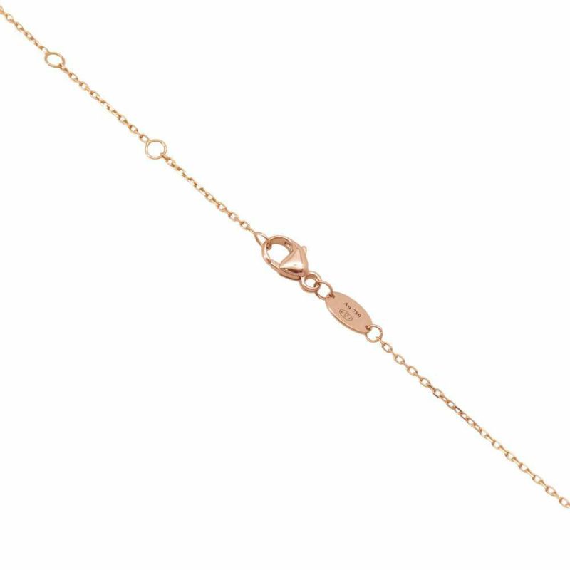 ショーメ ネックレス ジュ ドゥ リアン ペンダント マザーオブパール ダイヤ1P 0.01ct K18PG 082930 CHAUMET ジュエリー